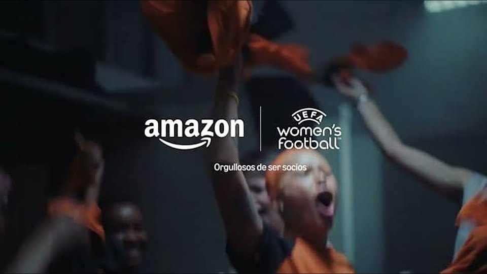 Amazon and UEFA Women's Football advert